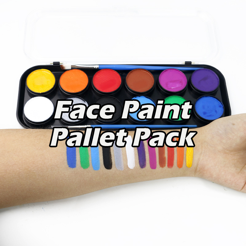 12 colors face paint