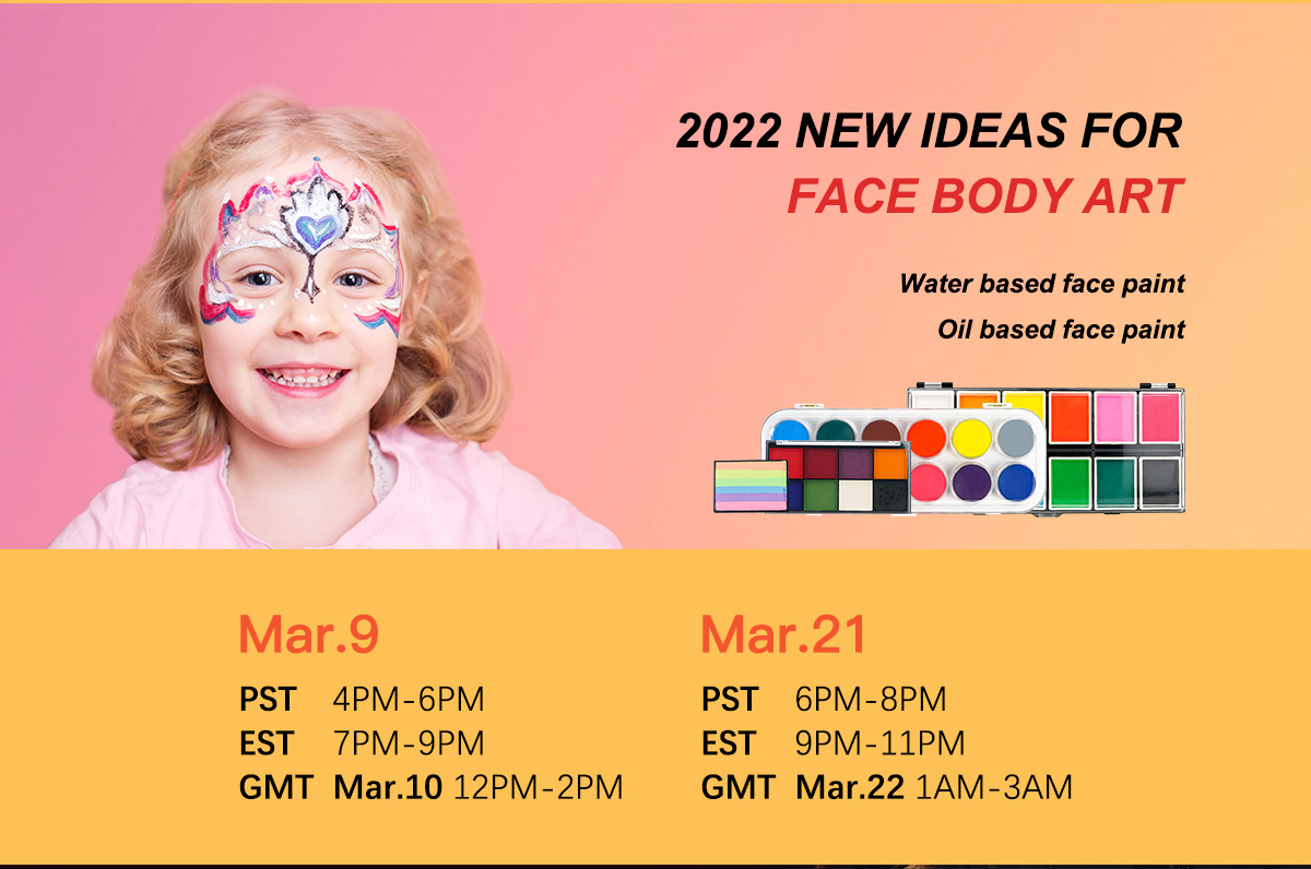 2022 NEW IDEAS FOR FACE BODY ART PRODUCTS