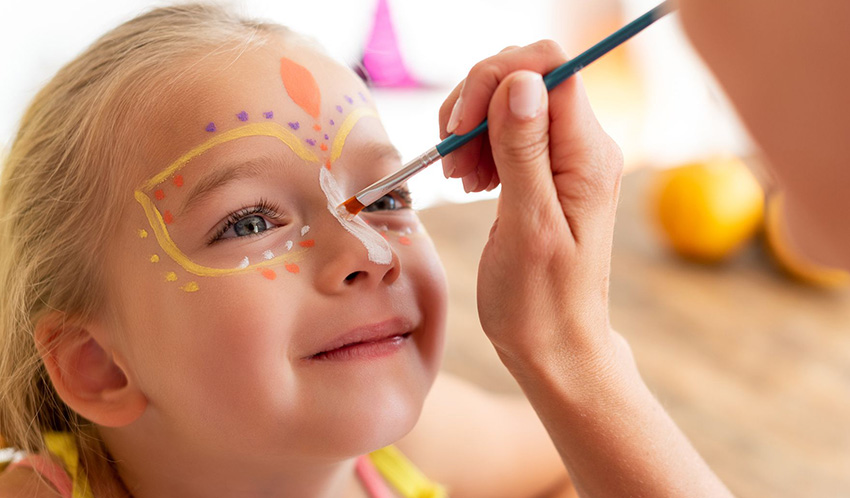 How to pick safe face paints for kids, painting tips children