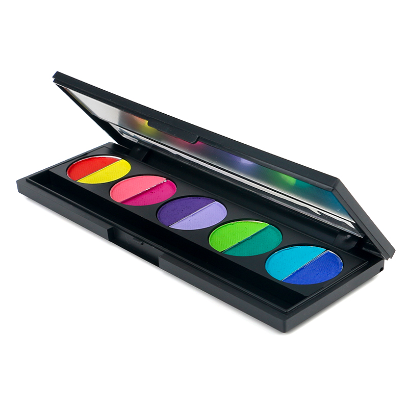 Duo chrome colors hydra split liner DIY water activated cake eyeliner set